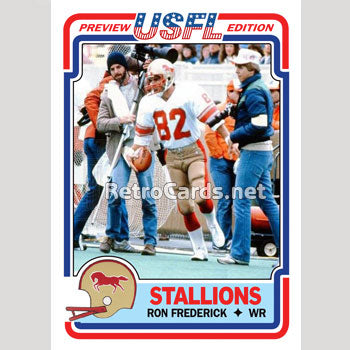 1983T Ron Frederick Birmingham Stallions