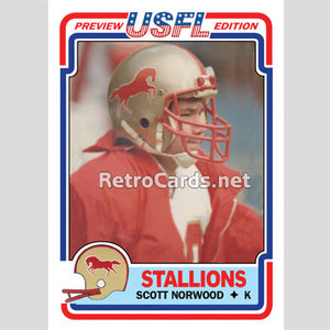 1983T Scott Norwood Birmingham Stallions