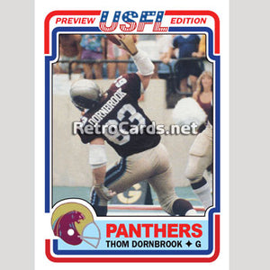1983T Thom Dornbrook Michigan Panthers