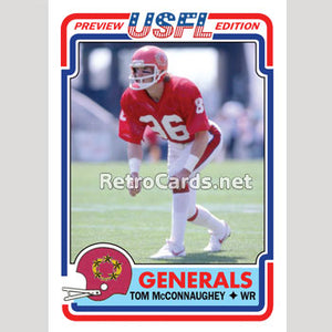 1983T Tom McConnaughey New Jersey Generals