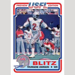 1983T Trumaine Johnson Chicago Blitz