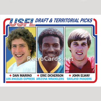 1983T USFL Draft Choices – RetroCards