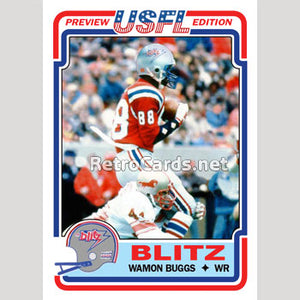 1983T Wamon Buggs Chicago Blitz