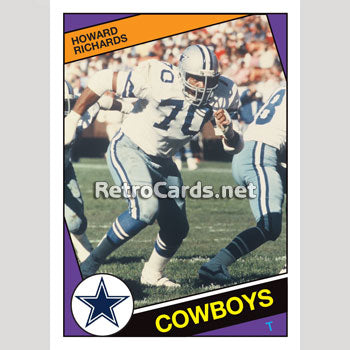 1984T Howard Richards Dallas Cowboys – RetroCards
