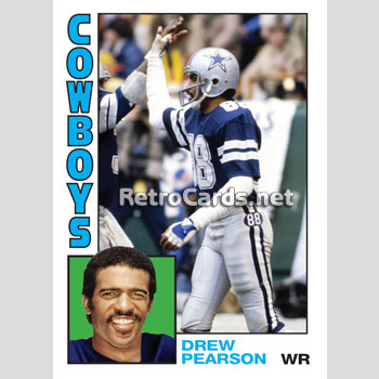 1984T MLB Drew Pearson Dallas Cowboys – RetroCards