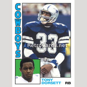 1984T MLB Tony Dorsett Dallas Cowboys
