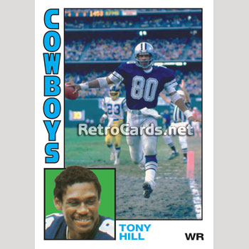 1984T MLB Tony Hill Dallas Cowboys – RetroCards