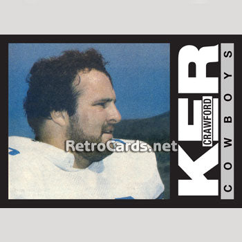 1985T Crawford Ker Dallas Cowboys RetroCards