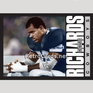 1985T Howard Richards Dallas Cowboys