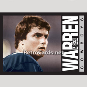 1985T John Warren Dallas Cowboys
