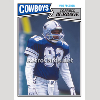 1987T-Cornell-Burbage-Dallas-Cowboys