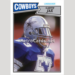 1987T Garth Jax Dallas Cowboys