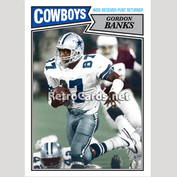 1987T Gordon Banks Dallas Cowboys – RetroCards