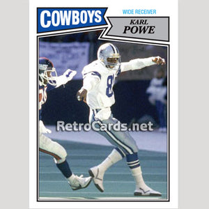 1987T Karl Powe Dallas Cowboys