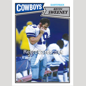 1987T Kevin Sweeney Dallas Cowboys