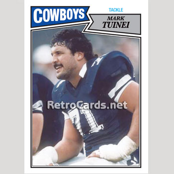 Mark Tuinei 1997 Pacific Invincible #71 Dallas Cowboys