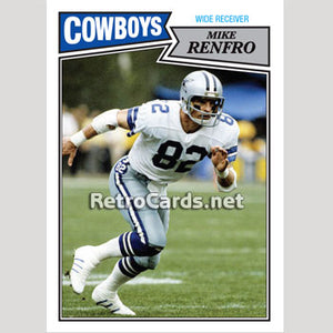1987T Mike Renfro Dallas Cowboys