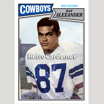 Ray Alexander 1987T Ray Alexander Dallas Cowboys – RetroCards