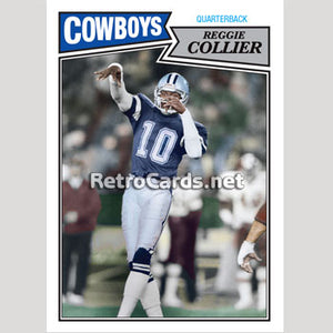 1987T Reggie Collier Dallas Cowboys