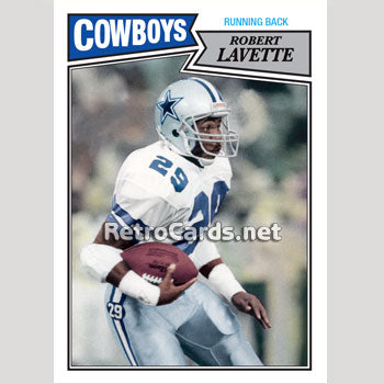 1987T Robert Lavette Dallas Cowboys – RetroCards